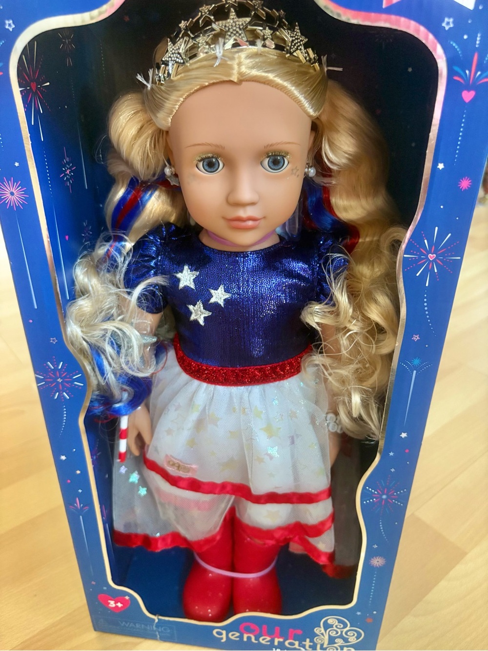 Our Generation Starla 18" Patriotic Doll – 4th of July Limited Edition
